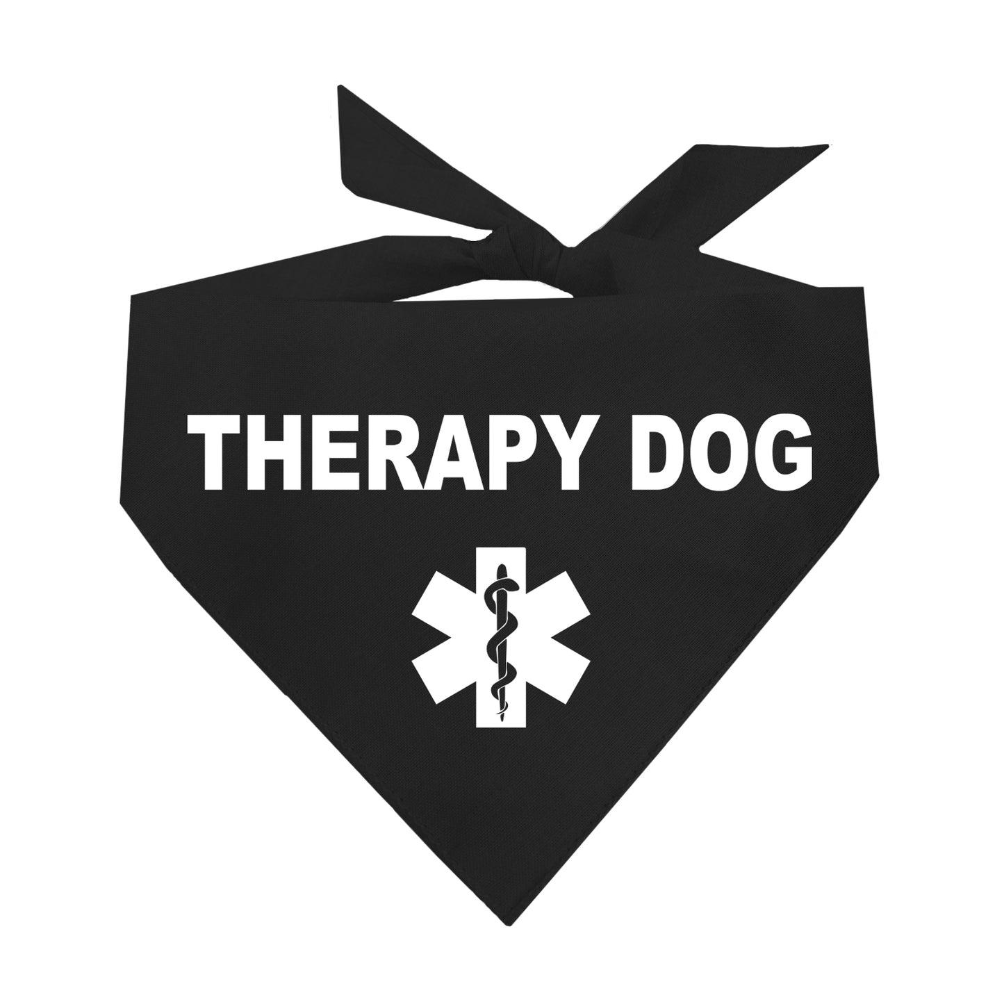 Therapy Dog Triangle Dog Bandana