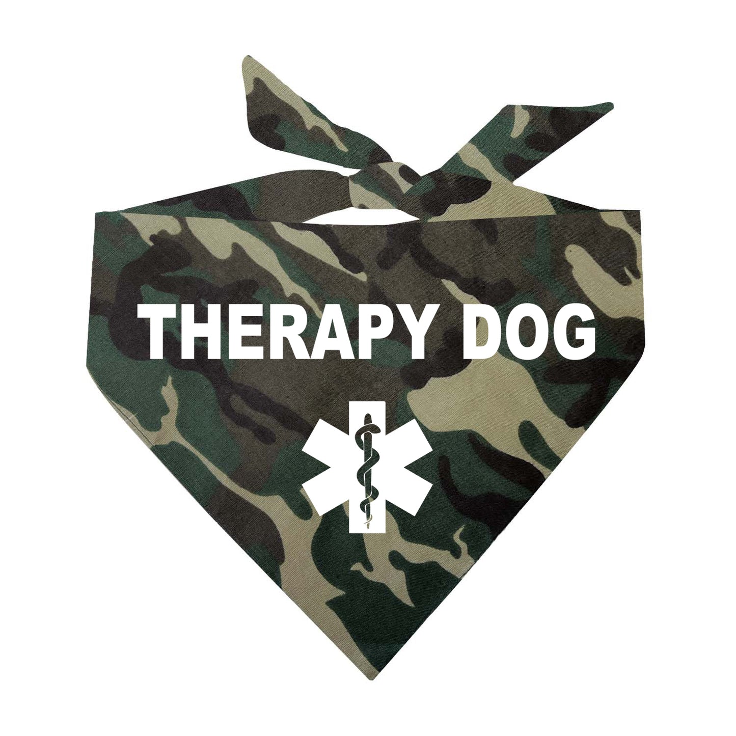 Therapy Dog Triangle Dog Bandana