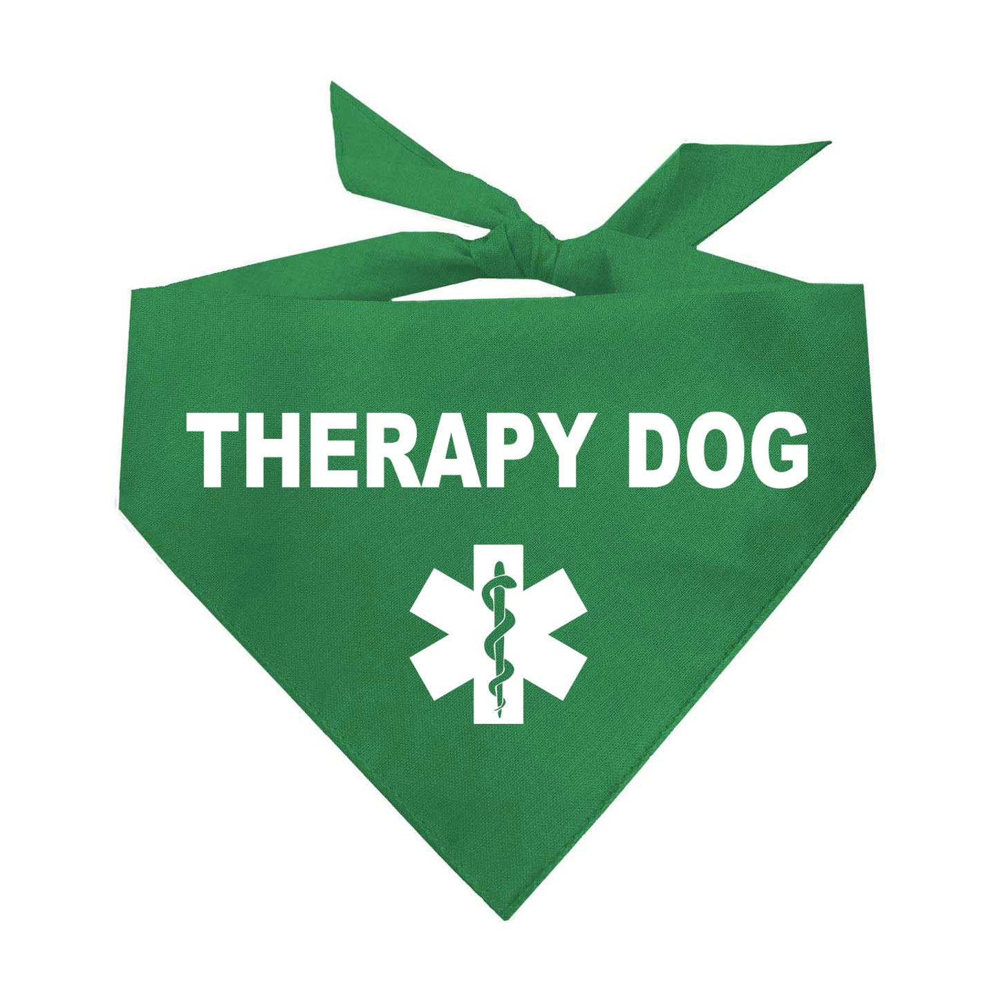 Therapy Dog Triangle Dog Bandana