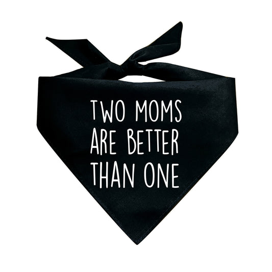 Two Moms Are Better Than One Pride Triangle Dog Bandana