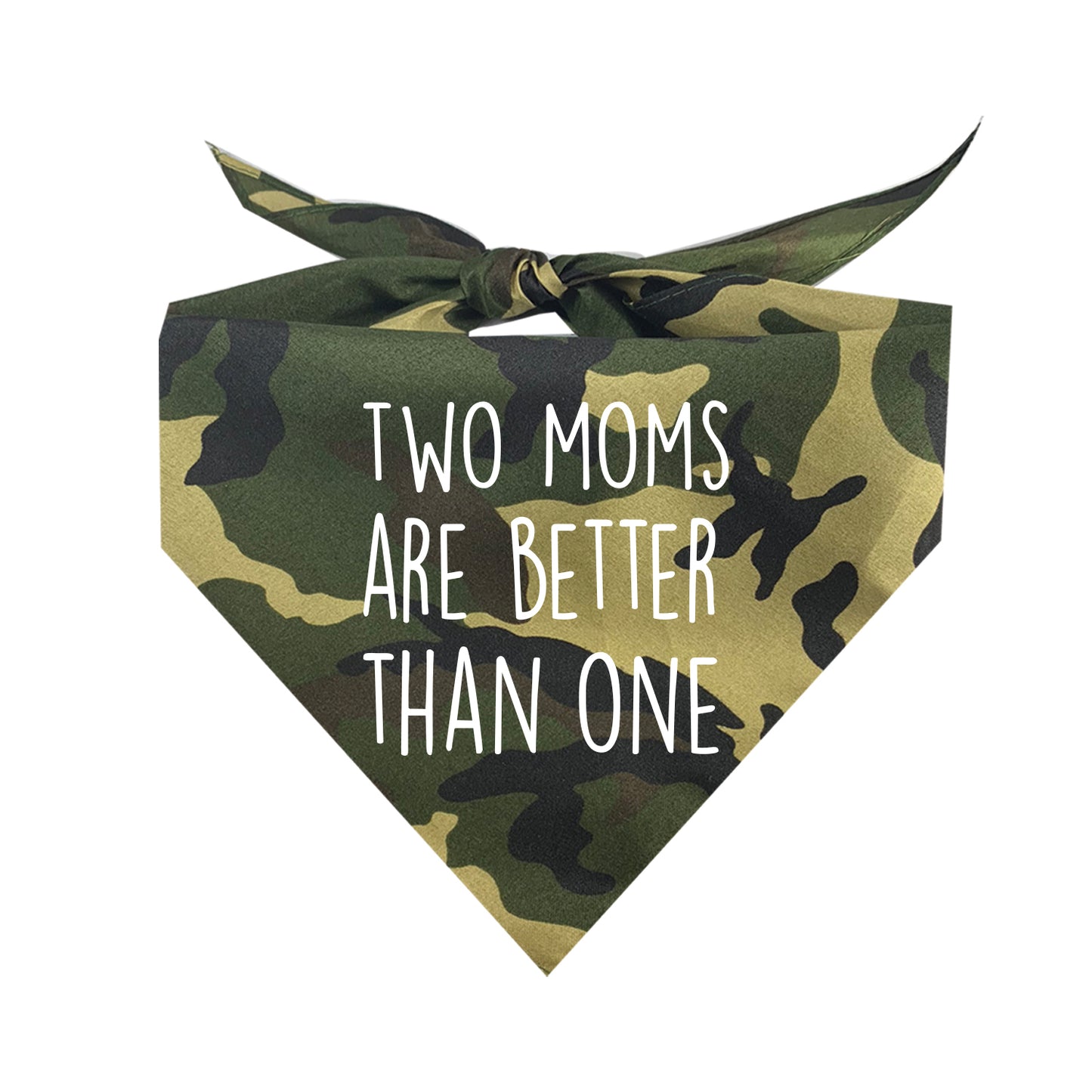 Two Moms Are Better Than One Pride Triangle Dog Bandana