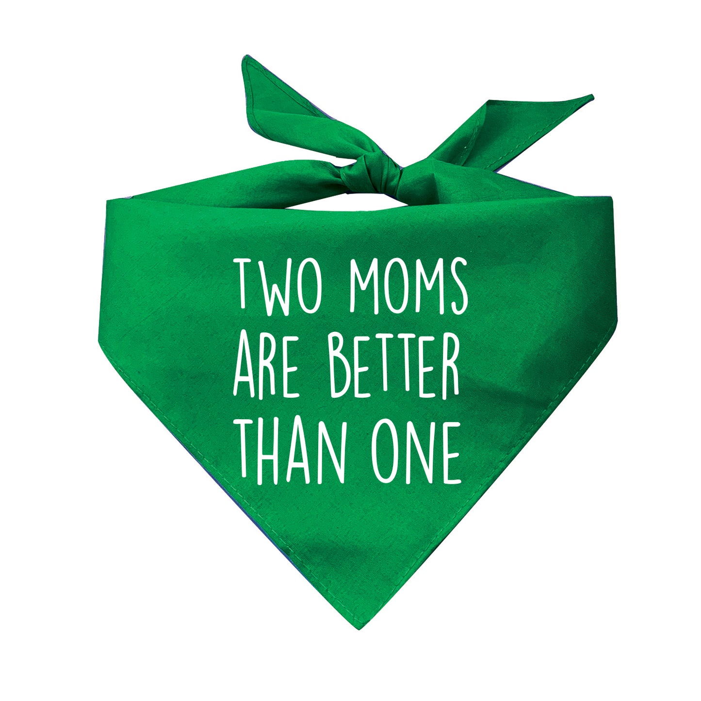 Two Moms Are Better Than One Pride Triangle Dog Bandana