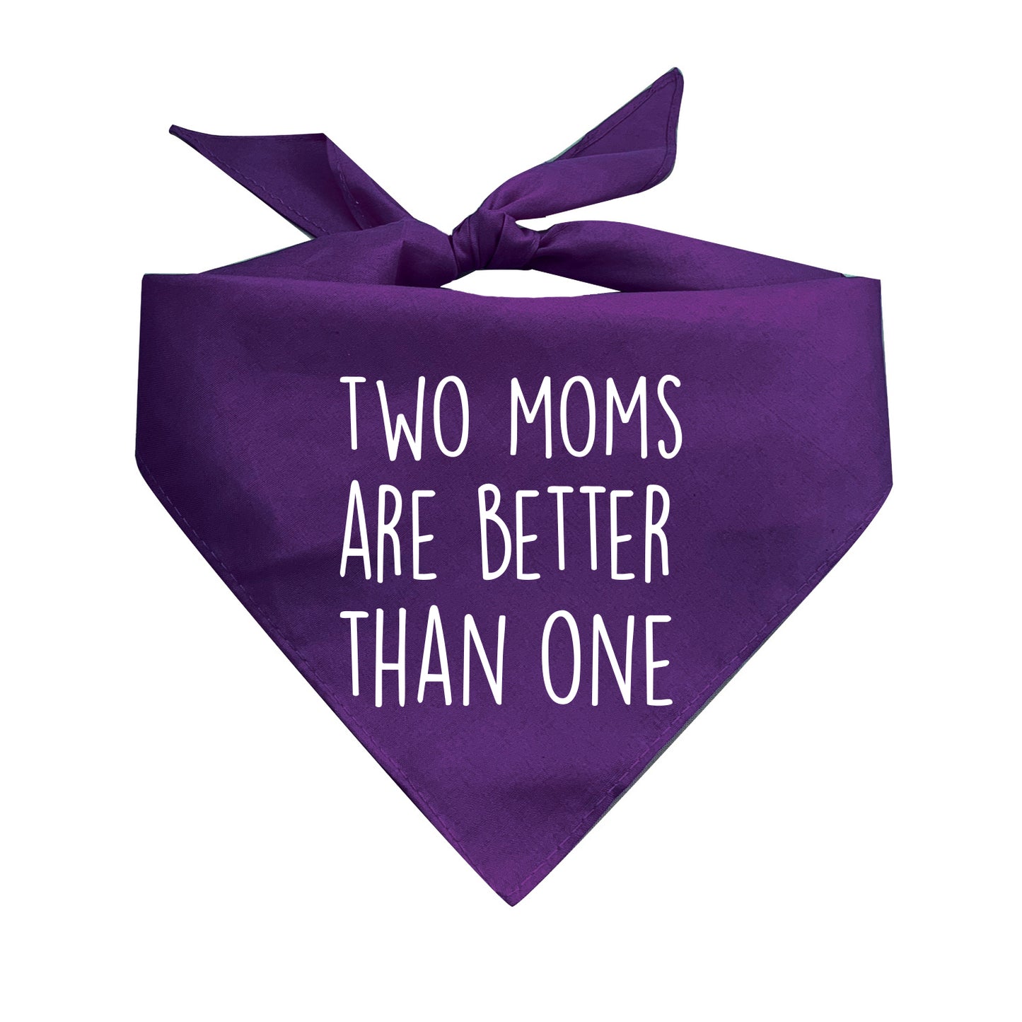 Two Moms Are Better Than One Pride Triangle Dog Bandana