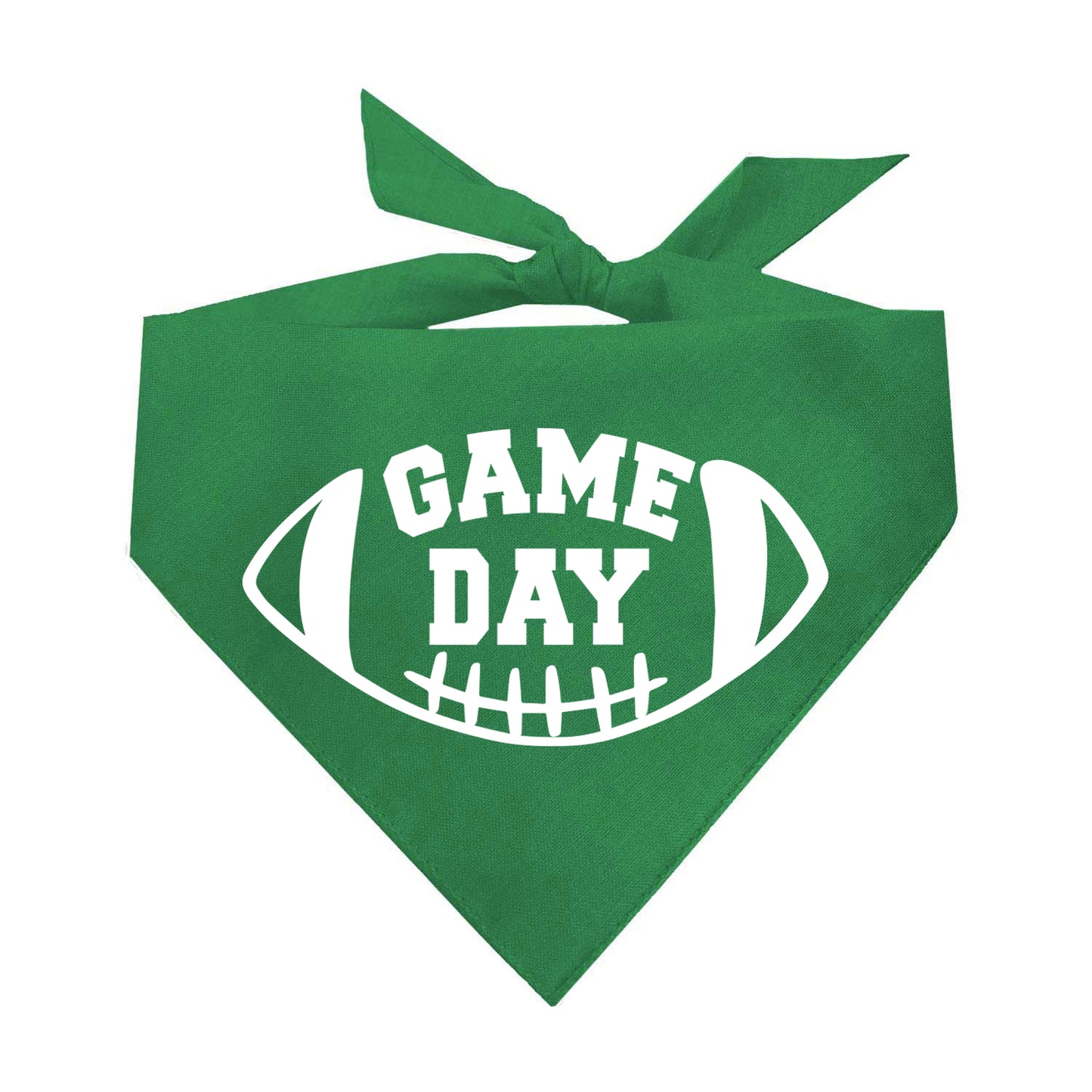 Game Day Football Triangle Dog Bandana