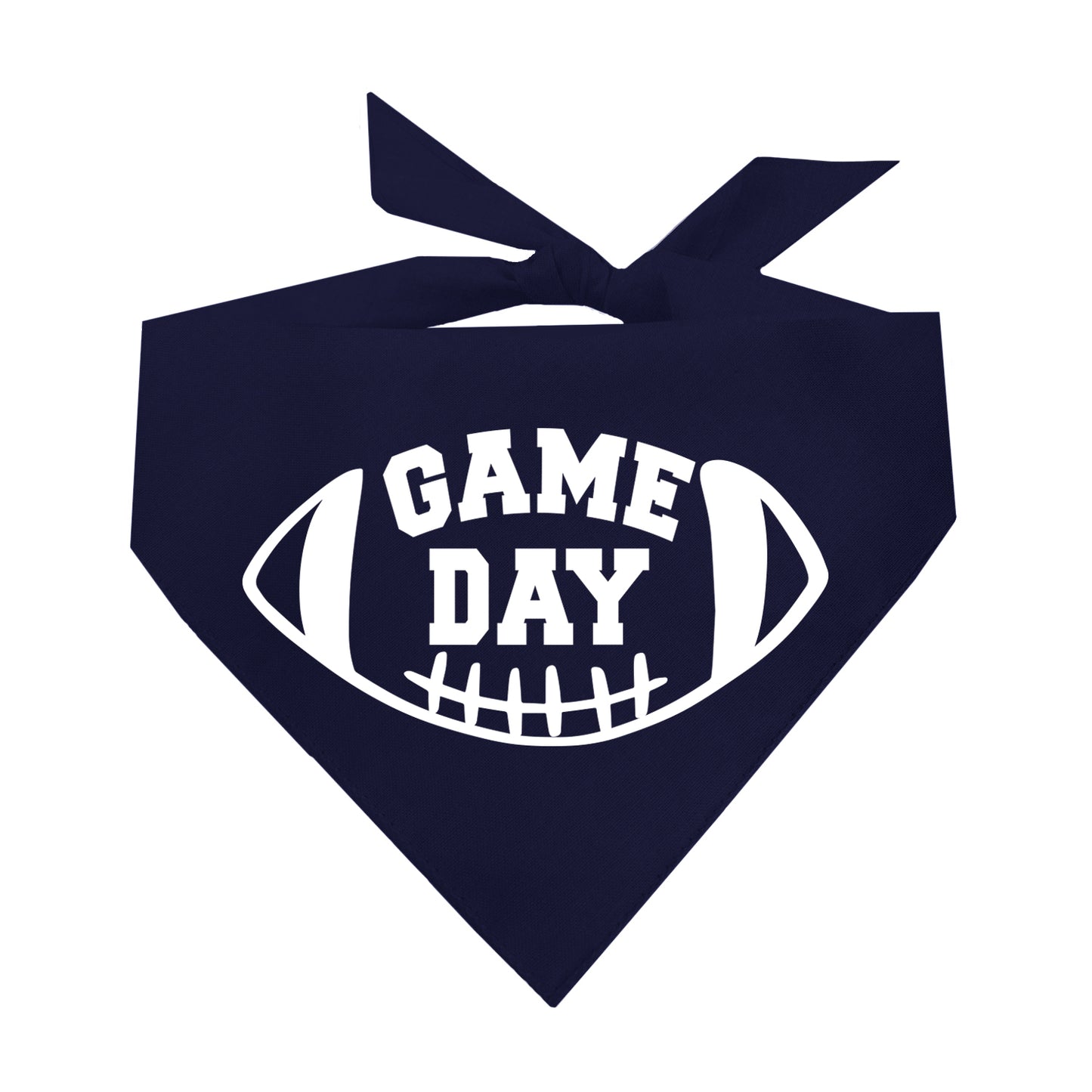 Game Day Football Triangle Dog Bandana