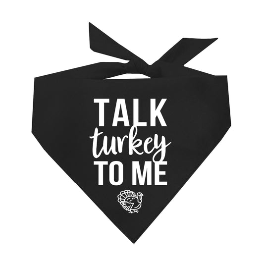 Talk Turkey To Me Triangle Dog Bandana