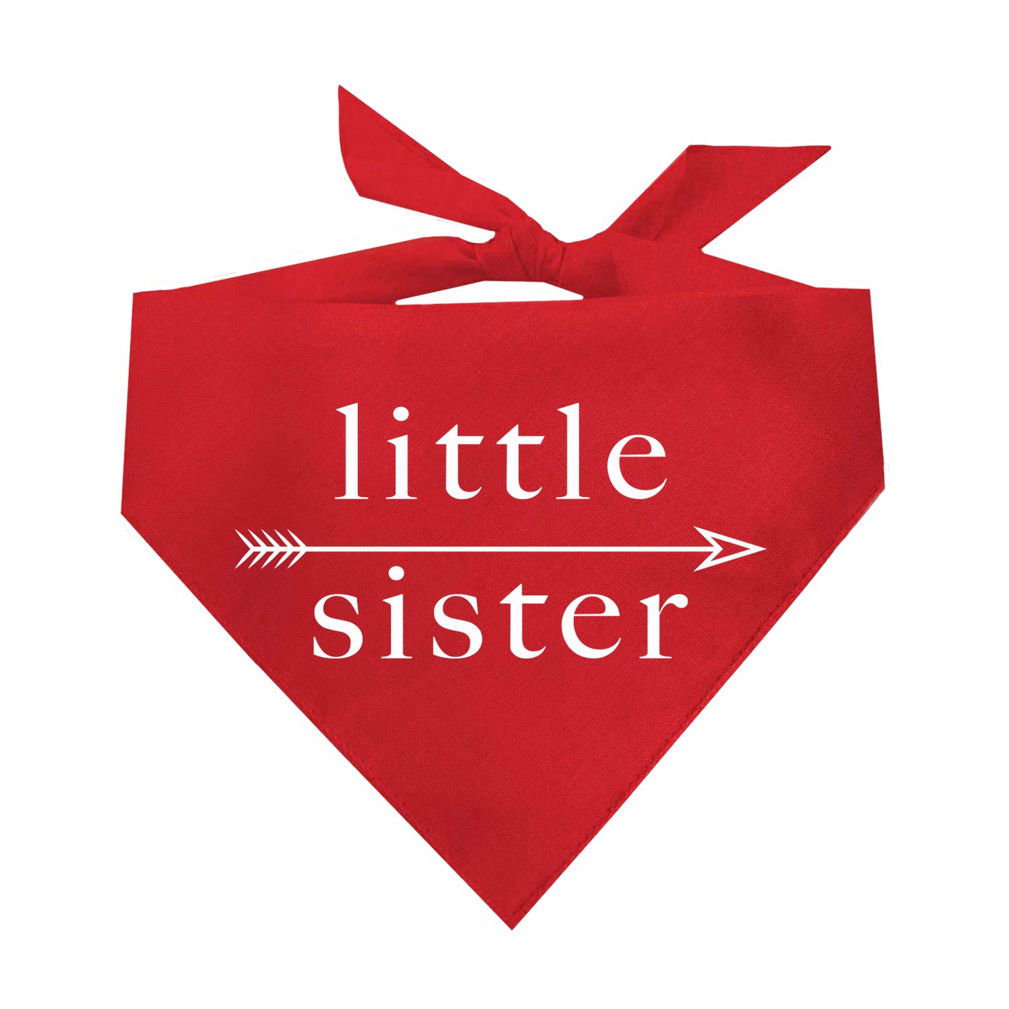 Little Sister Arrow Triangle Dog Bandana