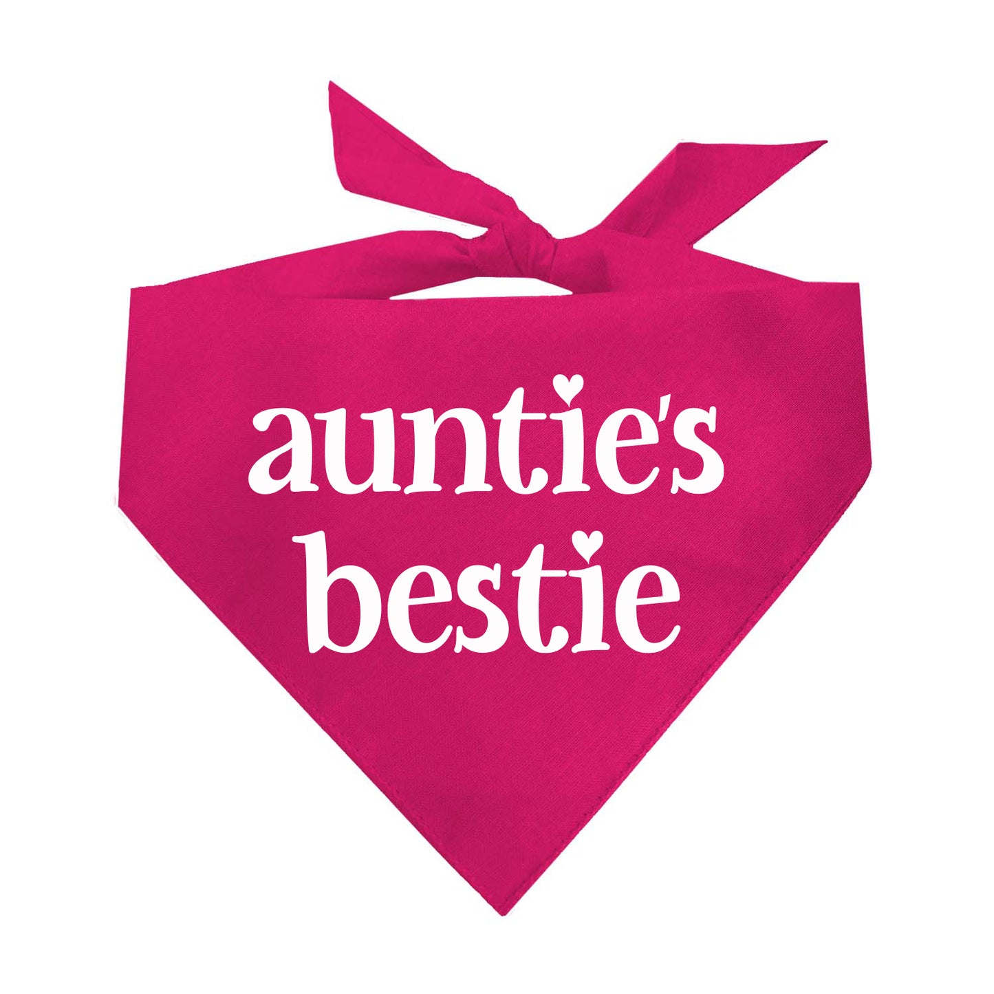 Auntie's Bestie Triangle Dog Bandana