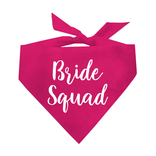 Bride Squad Triangle Dog Bandana