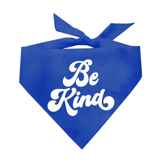 Be Kind Triangle Dog Bandana