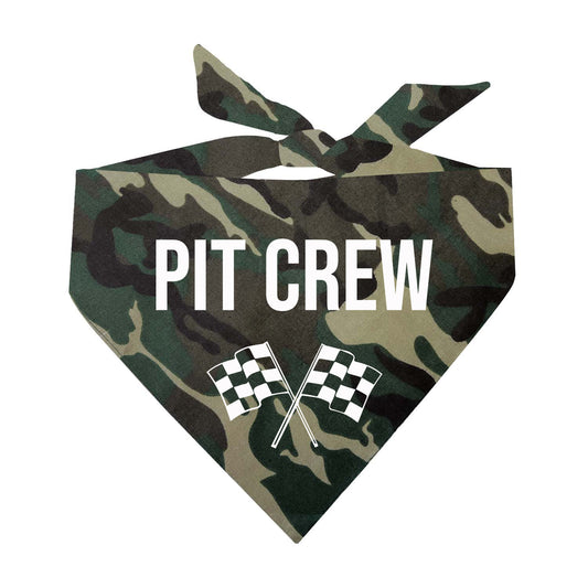 Pit Crew Triangle Dog Bandana