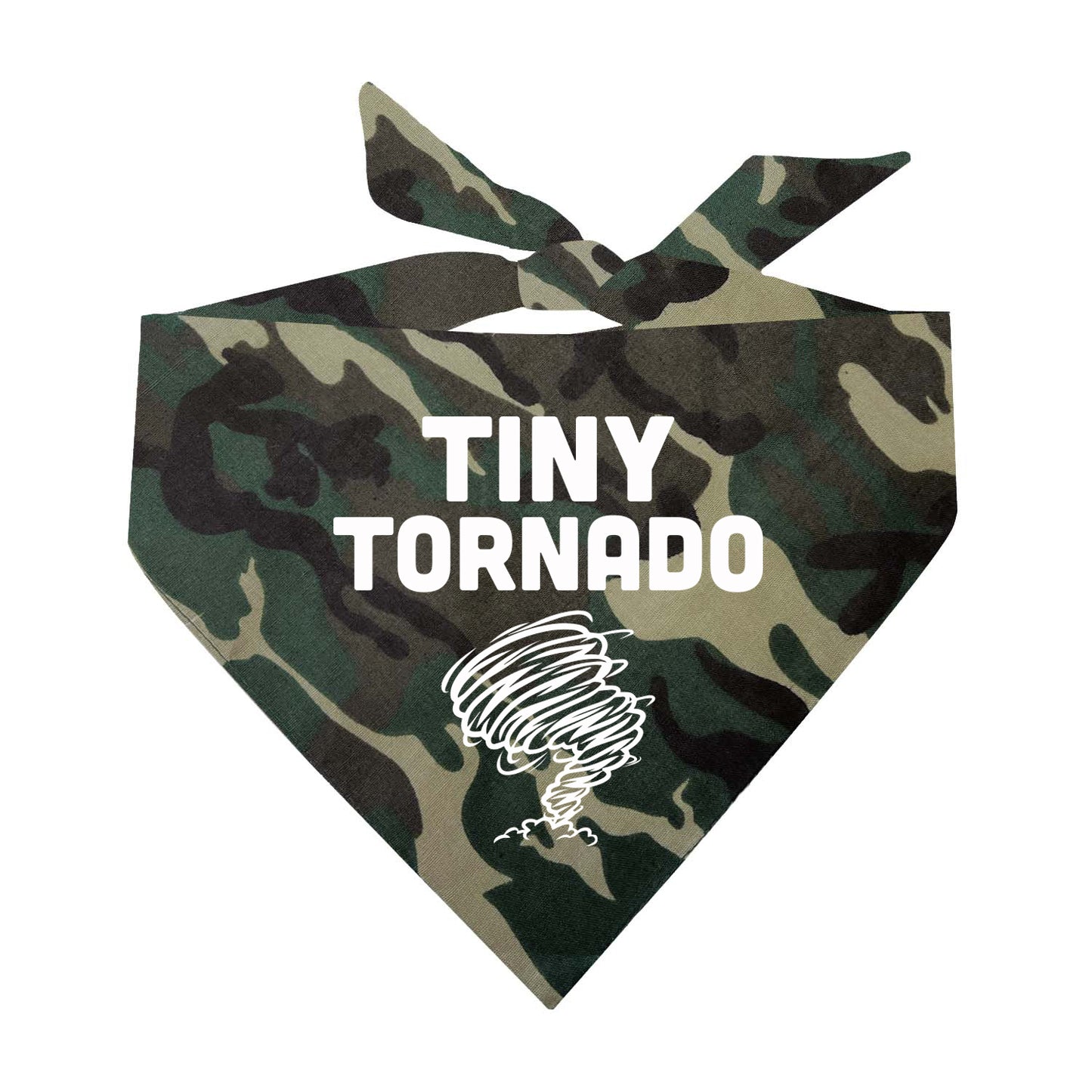 Tiny Tornado Triangle Dog Bandana