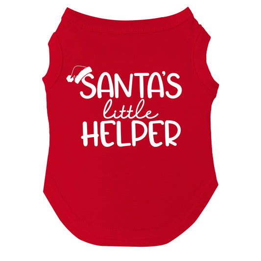 Santa's Little Helper Dog Tee