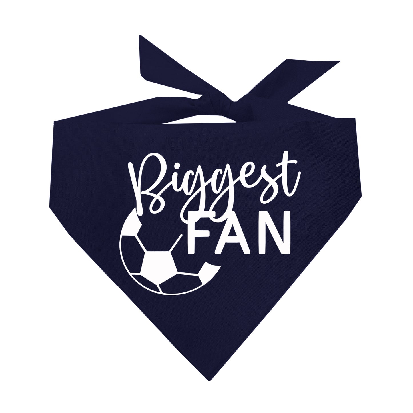 Biggest Fan (Soccer) Triangle Dog Bandana