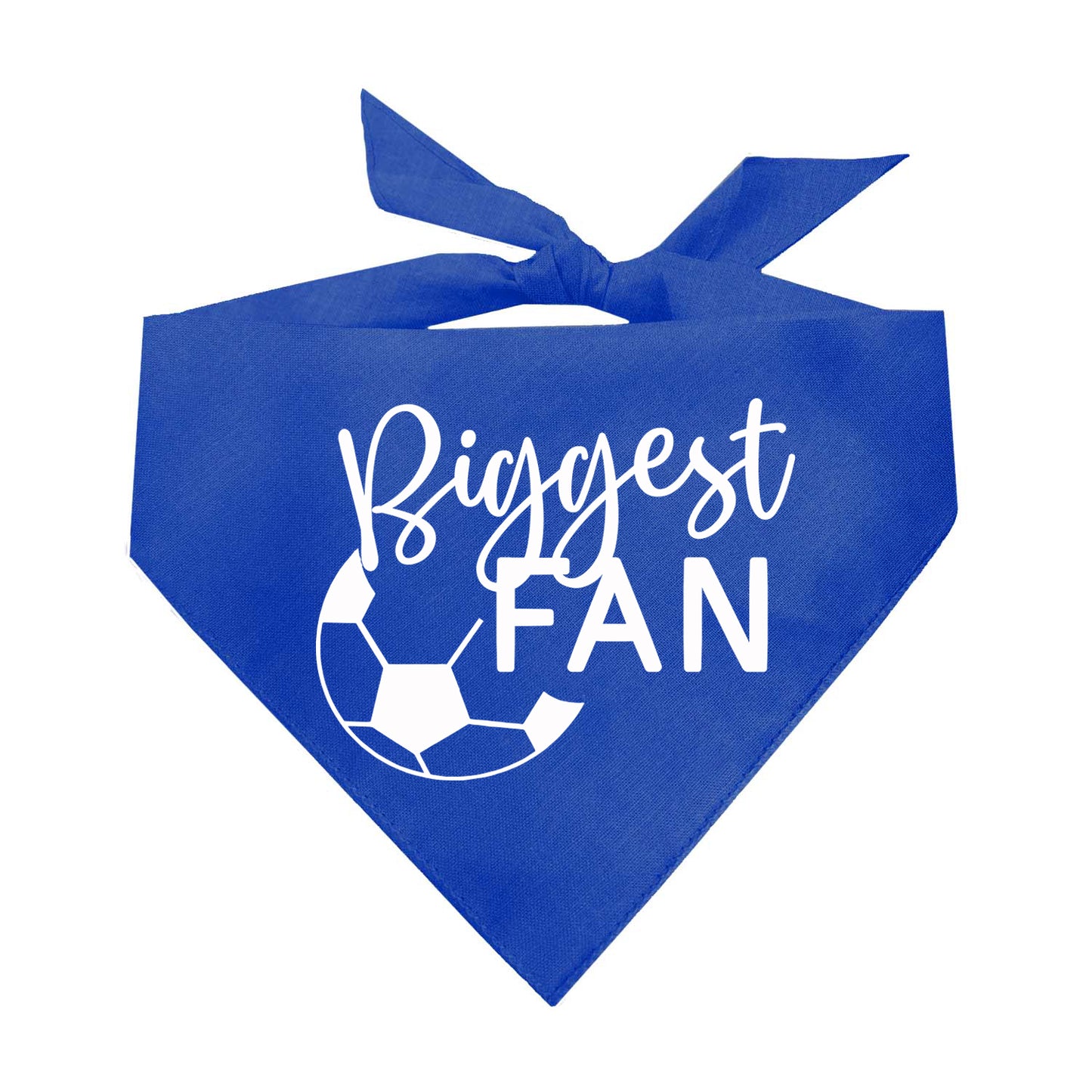 Biggest Fan (Soccer) Triangle Dog Bandana