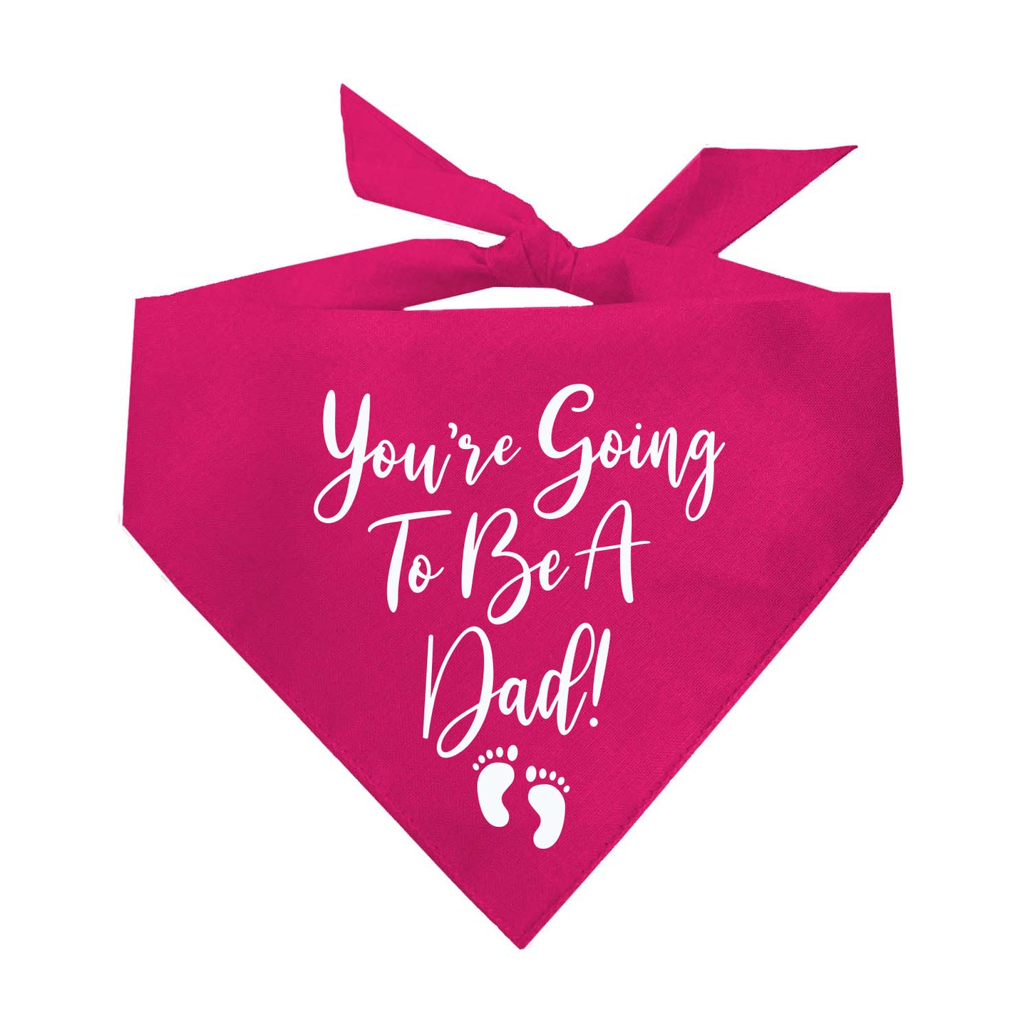 You're Going To Be A Dad! Triangle Dog Bandana