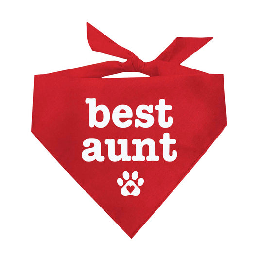 Best Aunt Triangle Dog Bandana