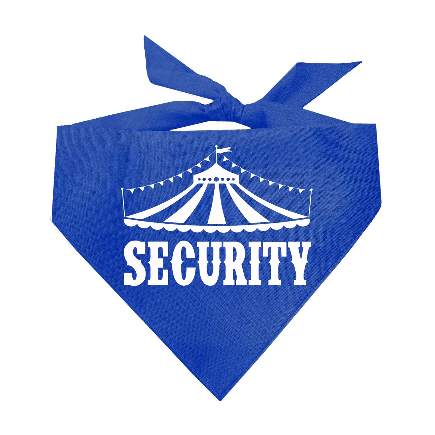 Security Carnival Birthday Triangle Dog Bandana