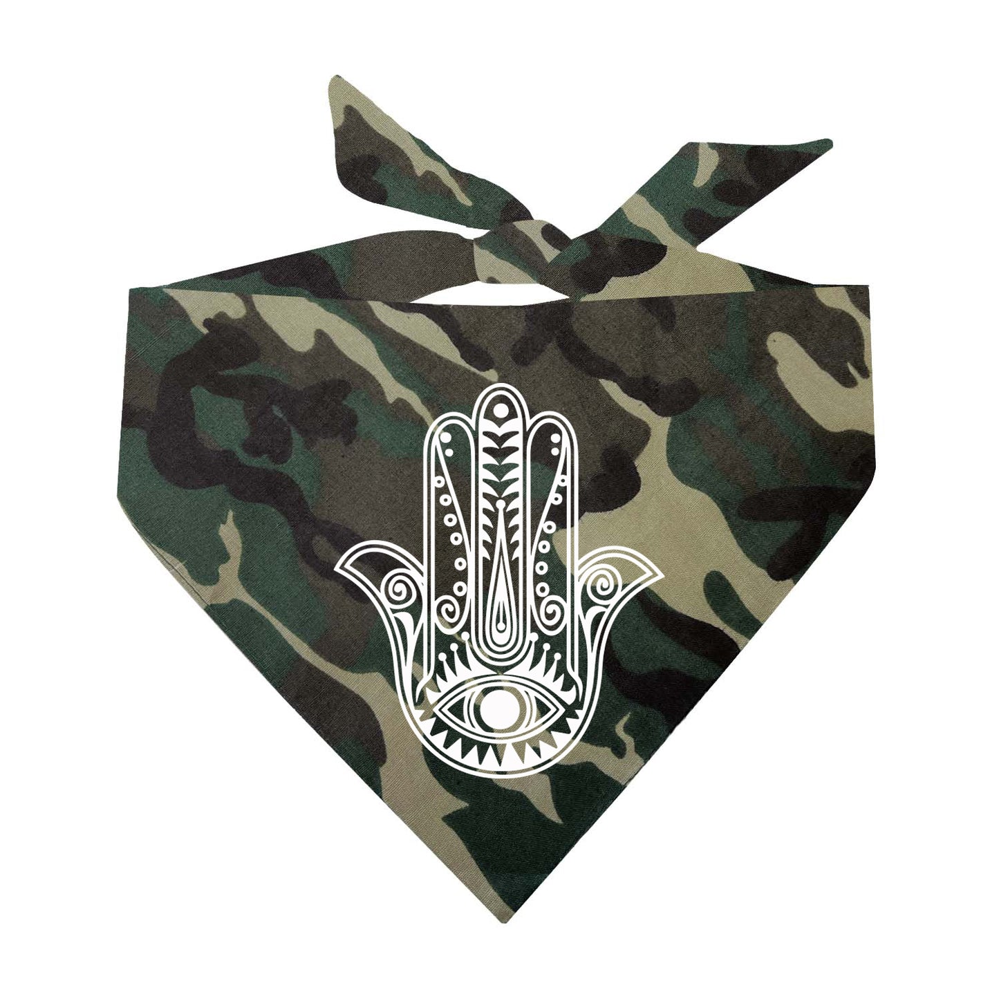 Hamsa Hand Triangle Dog Bandana