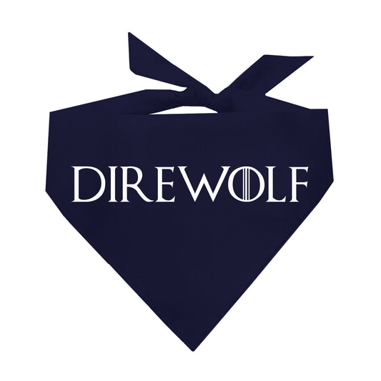 Direwolf Triangle Dog Bandana