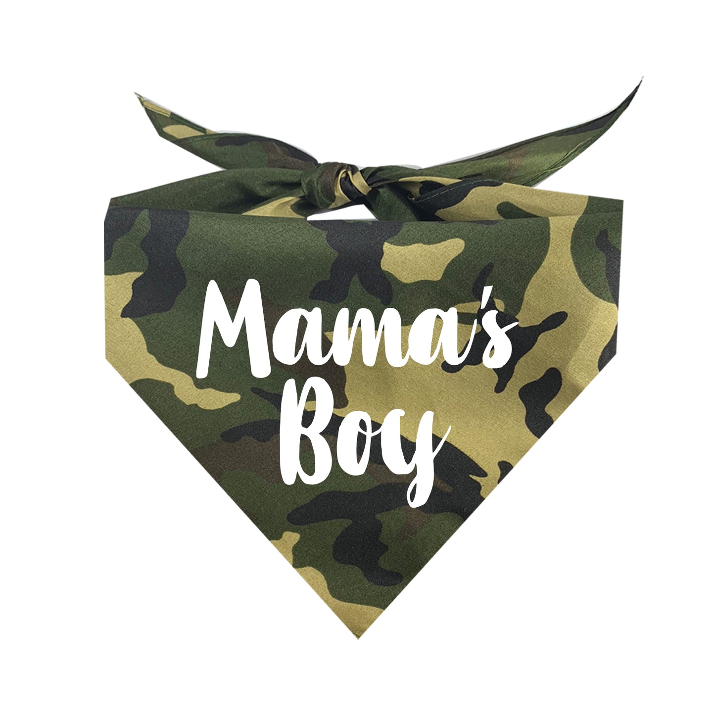 Mama's Boy Triangle Dog Bandana