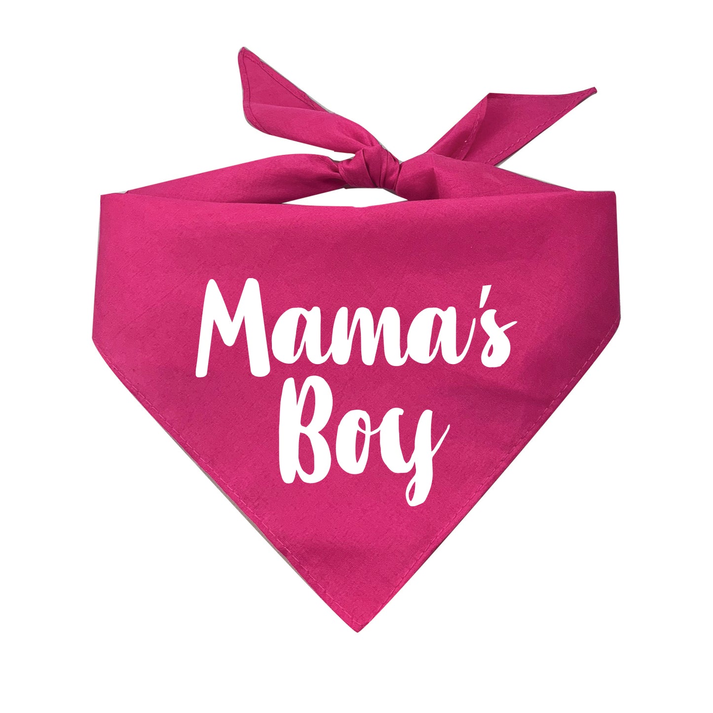 Mama's Boy Triangle Dog Bandana