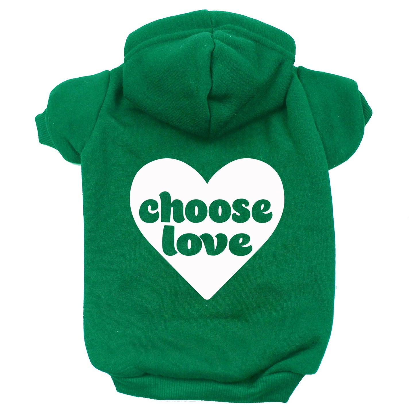 Choose Love Dog Hoodie