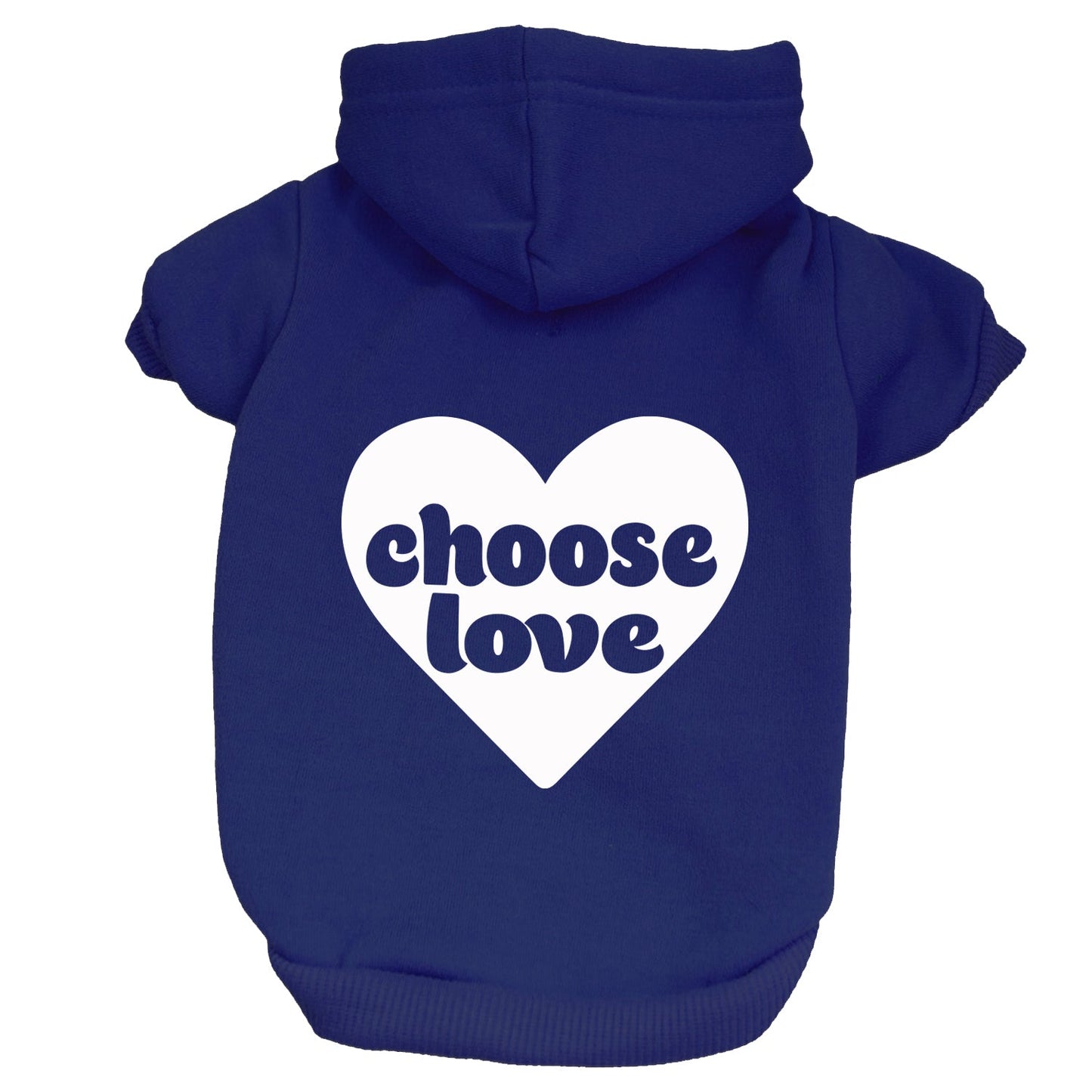 Choose Love Dog Hoodie