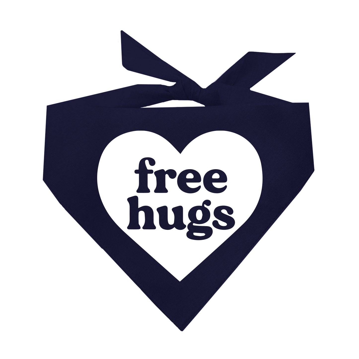 Free Hugs Triangle Dog Bandana