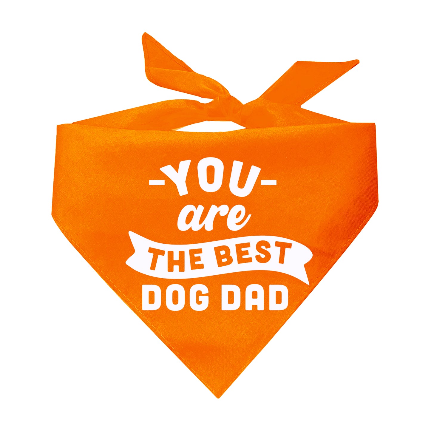 You Are The Best Dog Dad Triangle Dog Bandana