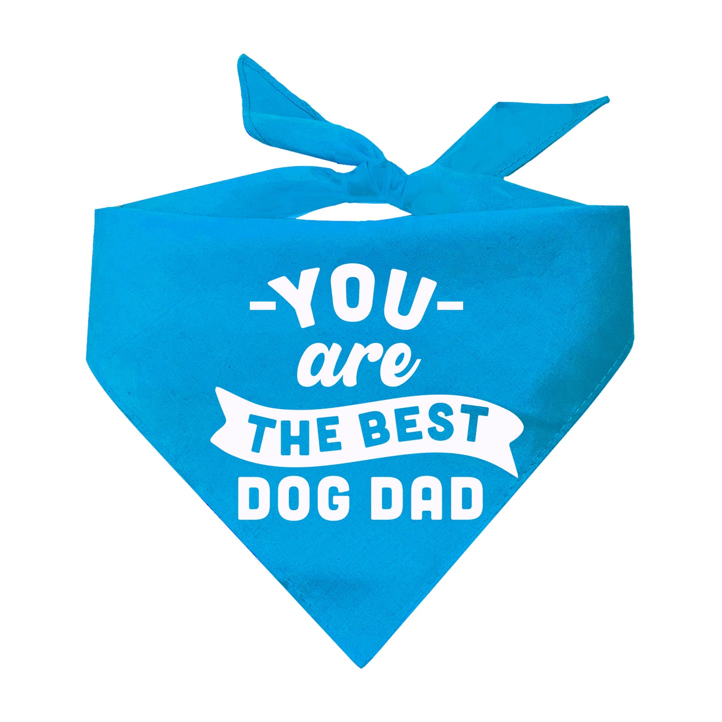 You Are The Best Dog Dad Triangle Dog Bandana