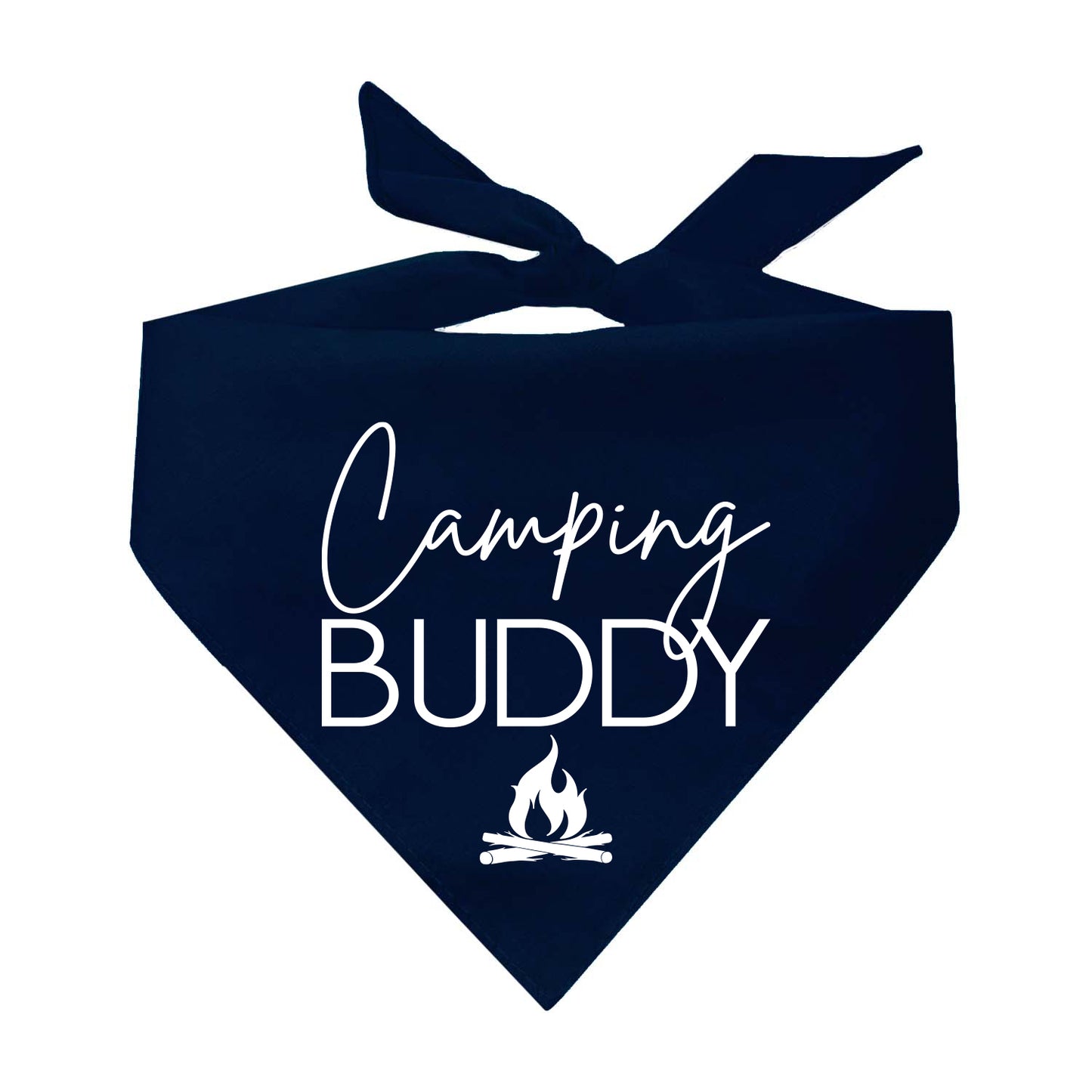 Camping Buddy Triangle Dog Bandana (Assorted Colors)
