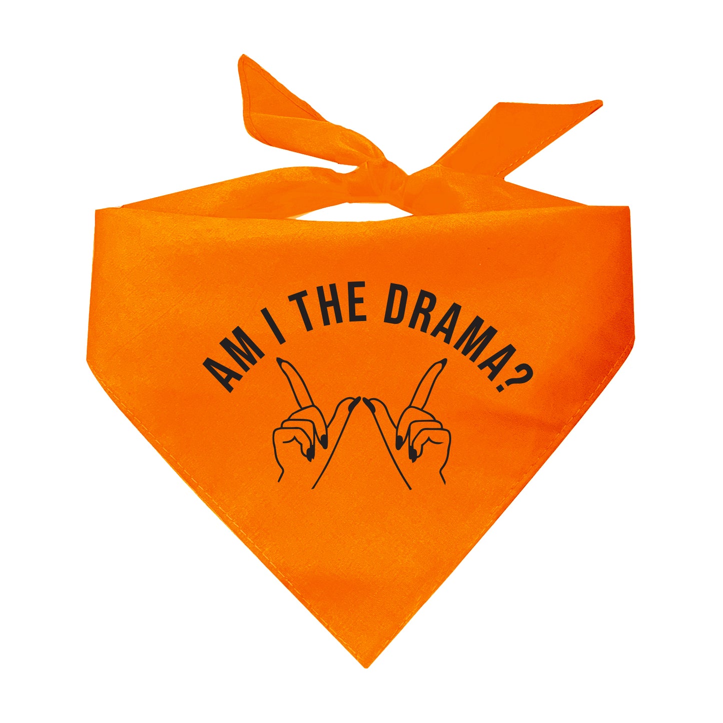 Am I The Drama? Whatever Triangle Dog Bandana