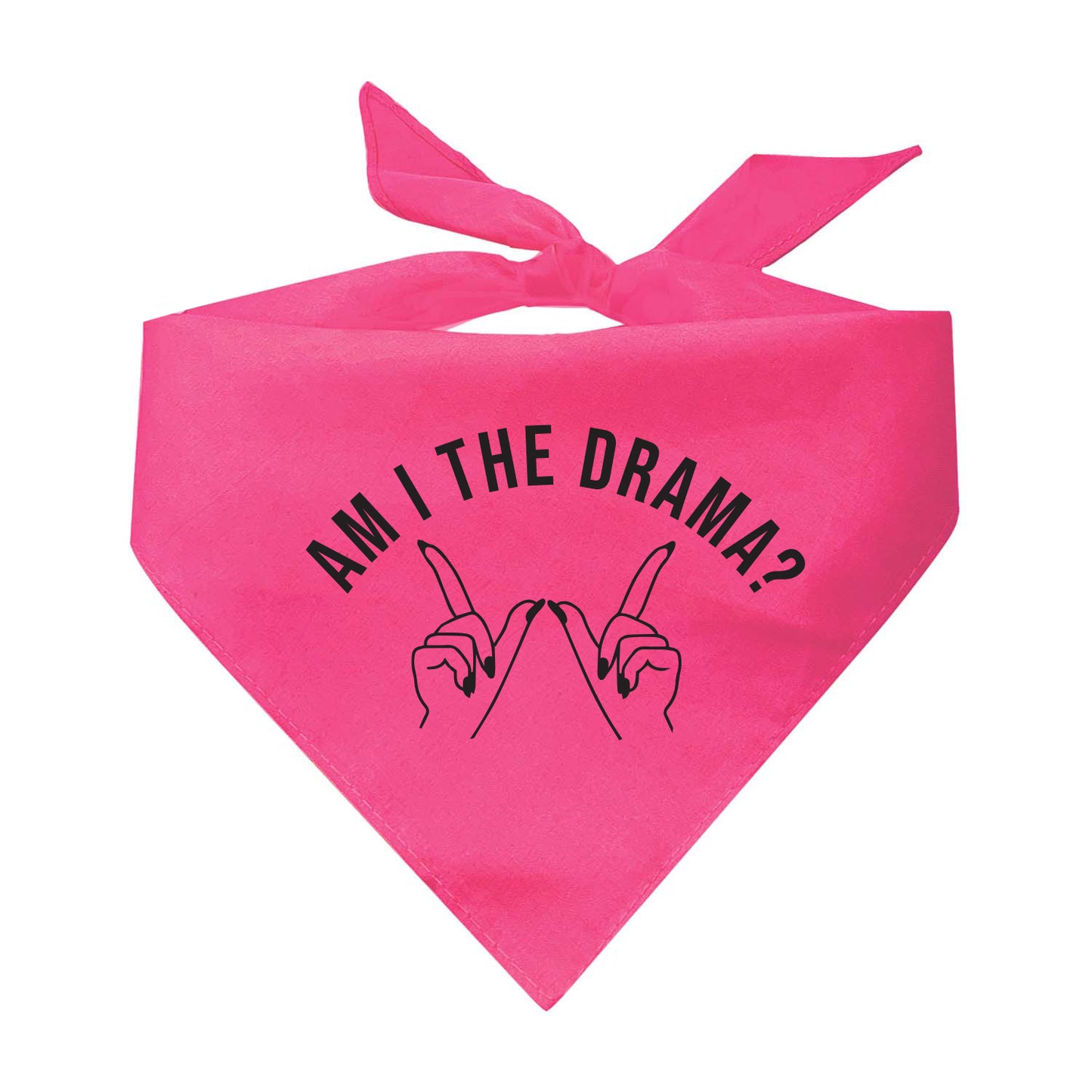 Am I The Drama? Whatever Triangle Dog Bandana