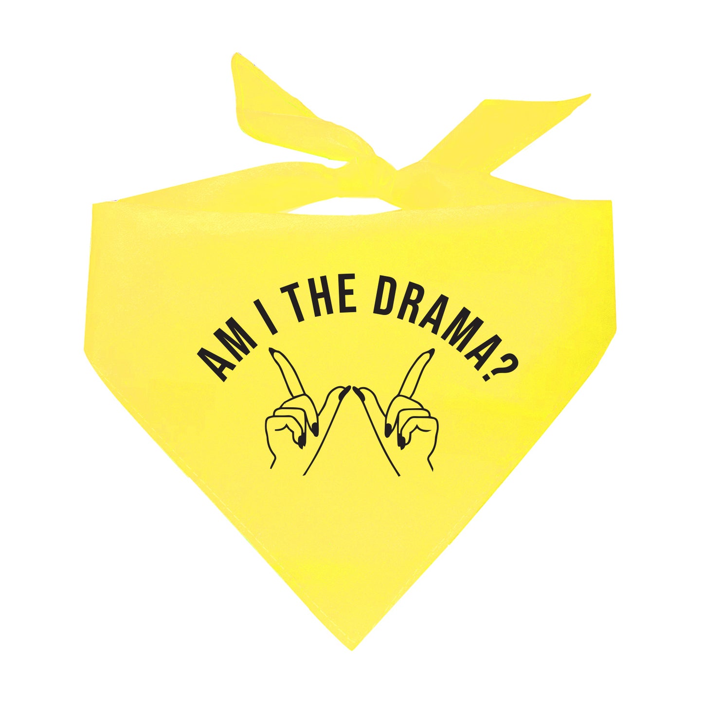 Am I The Drama? Whatever Triangle Dog Bandana