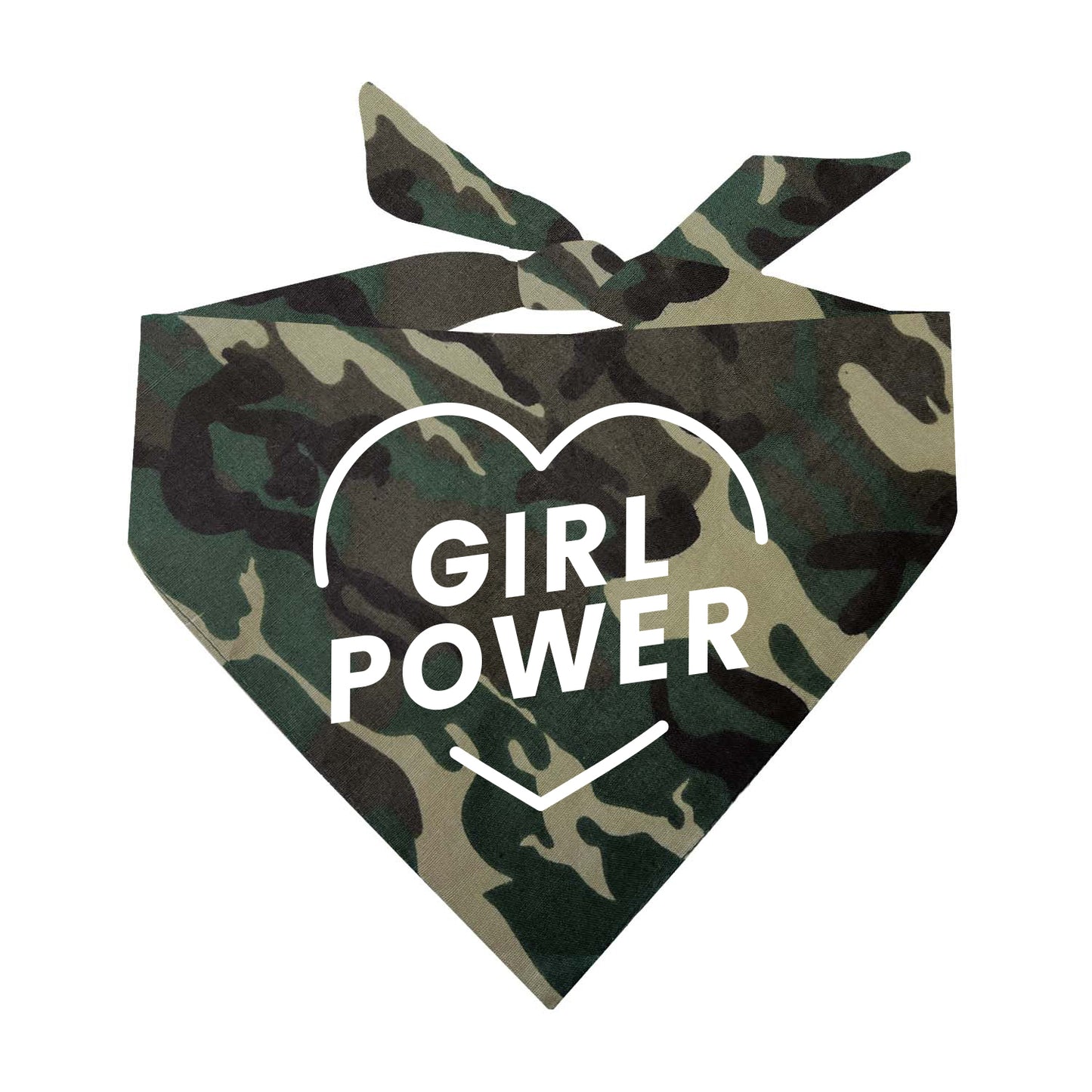 Girl Power Triangle Dog Bandana