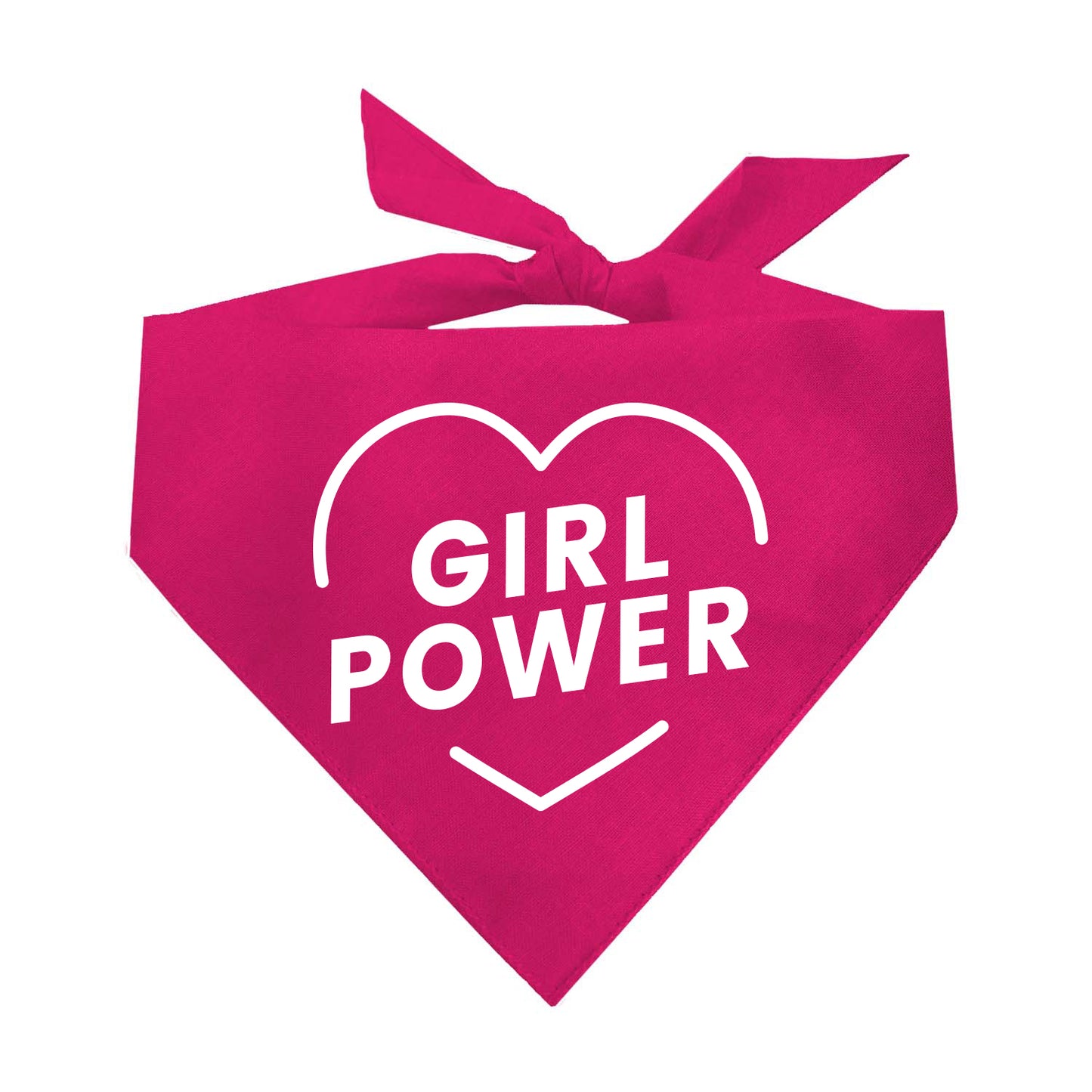 Girl Power Triangle Dog Bandana