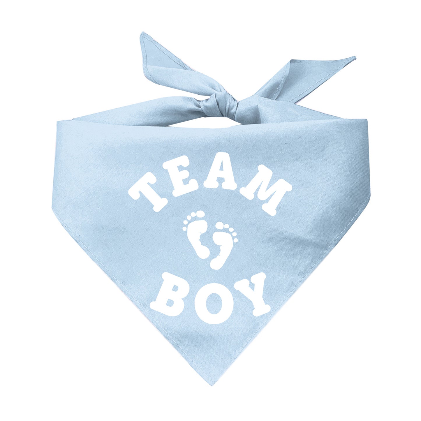 Team Girl / Team Boy Gender Reveal Triangle Dog Bandana (Sold Separately)