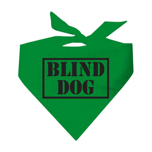 Blind Dog Disabled Triangle Dog Bandana