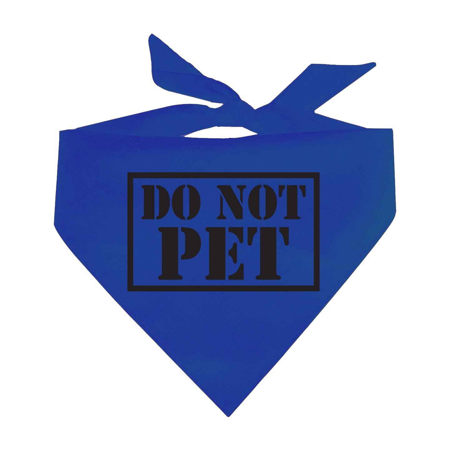 Do Not Pet Service Triangle Dog Bandana