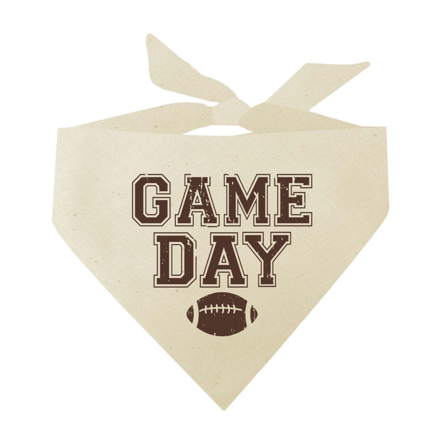 Game Day Football Season Triangle Dog Bandana