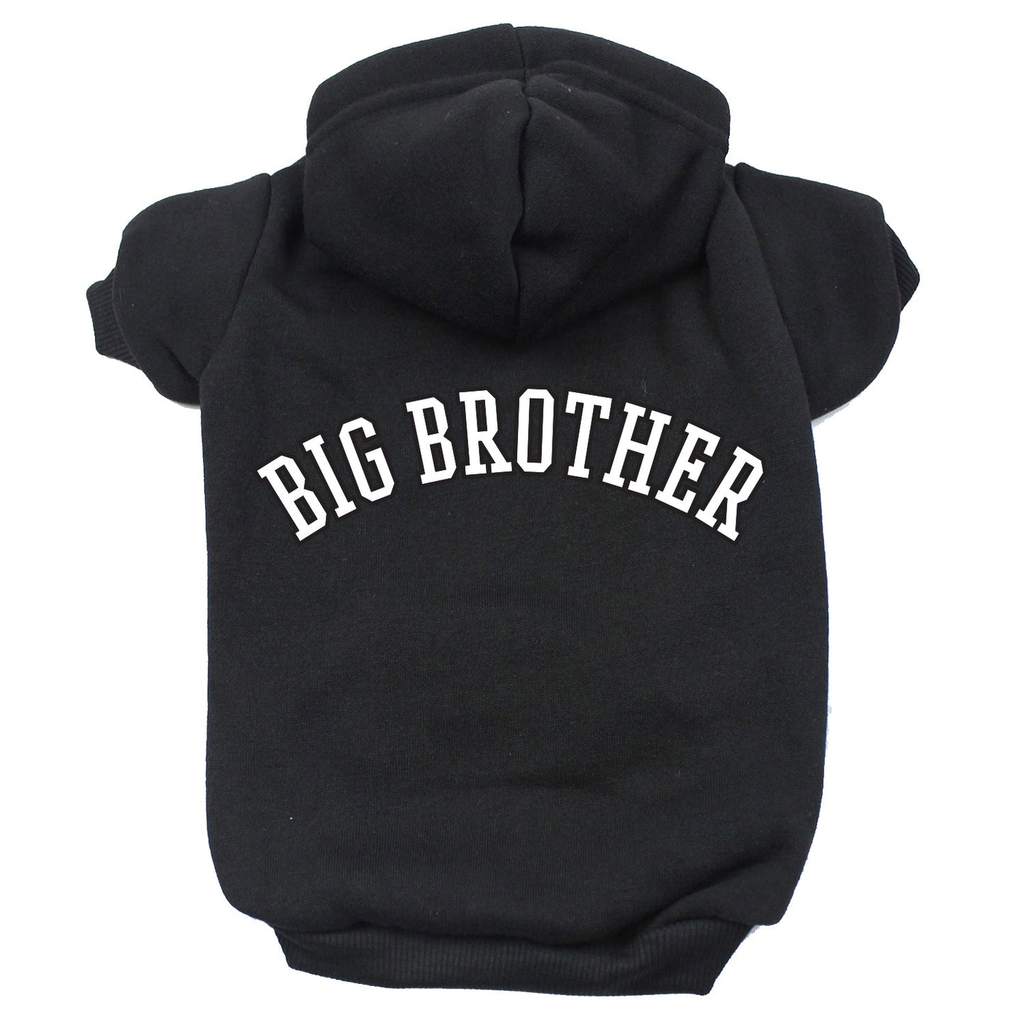 Big Brother (B&W) Dog Hoodie