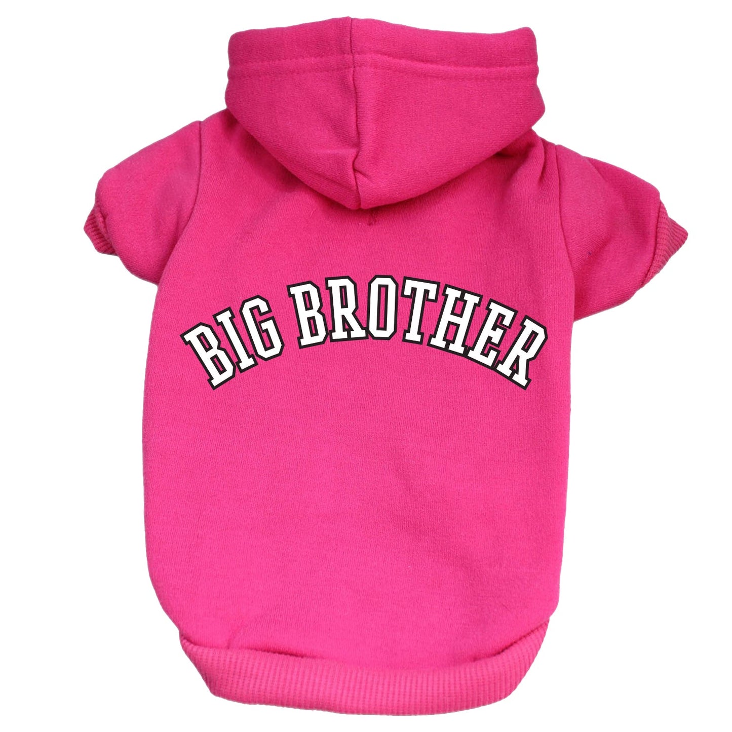 Big Brother (B&W) Dog Hoodie