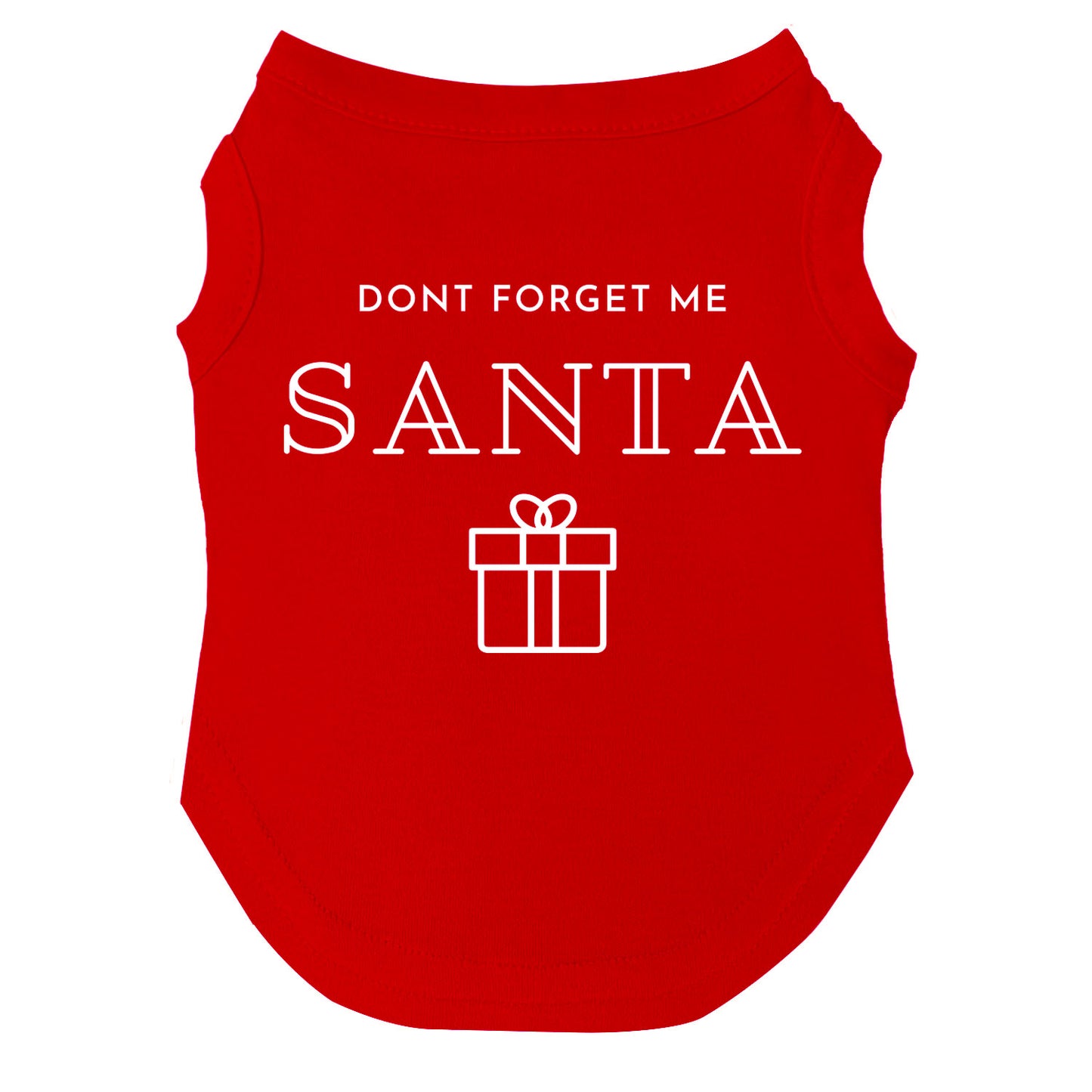 Don't Forget Me Santa Dog Tee