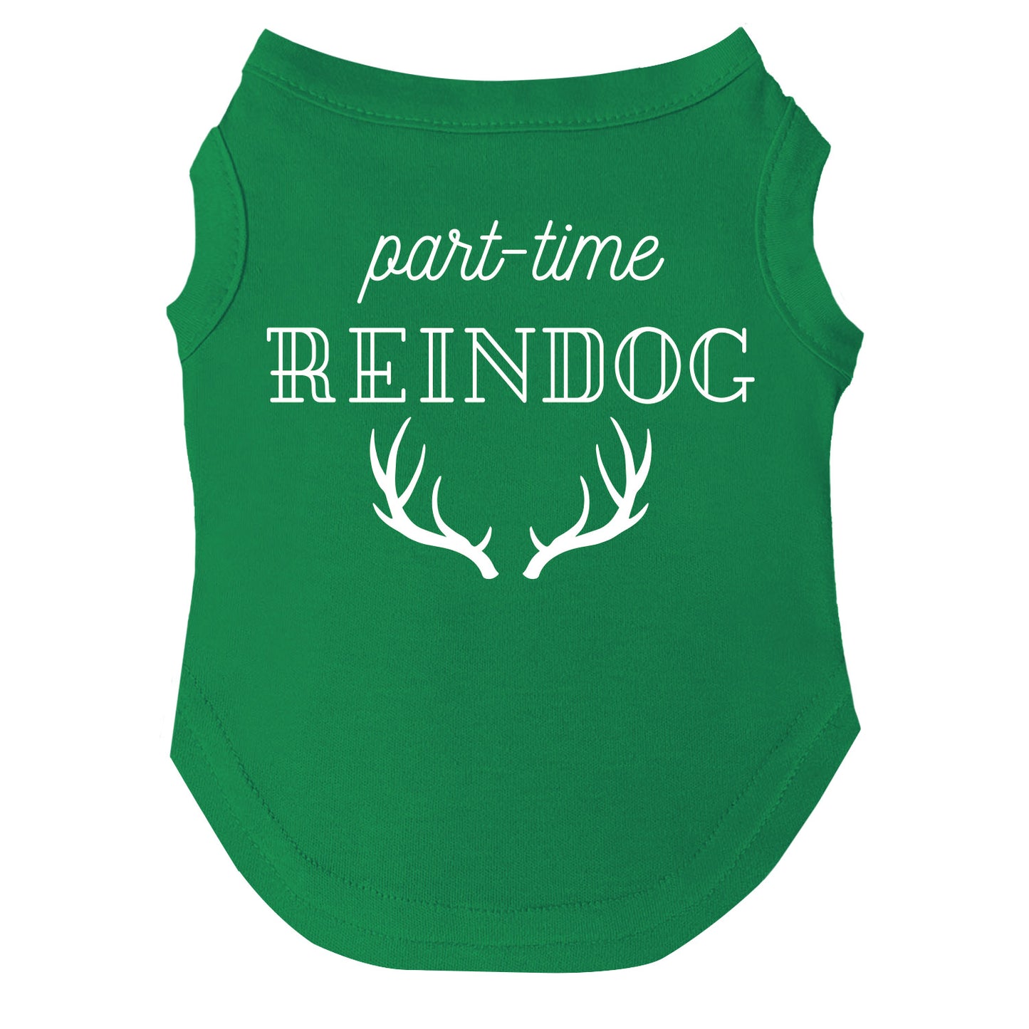 Part-Time Reindog Dog Tee