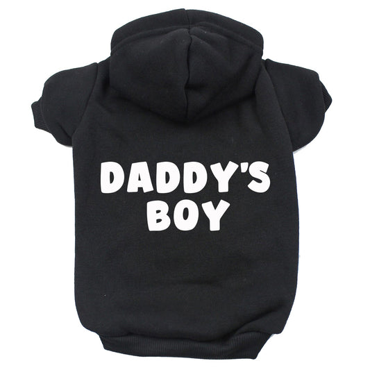 Daddy's Boy Dog Hoodie