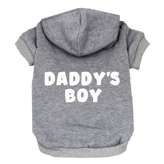 Daddy's Boy Dog Hoodie