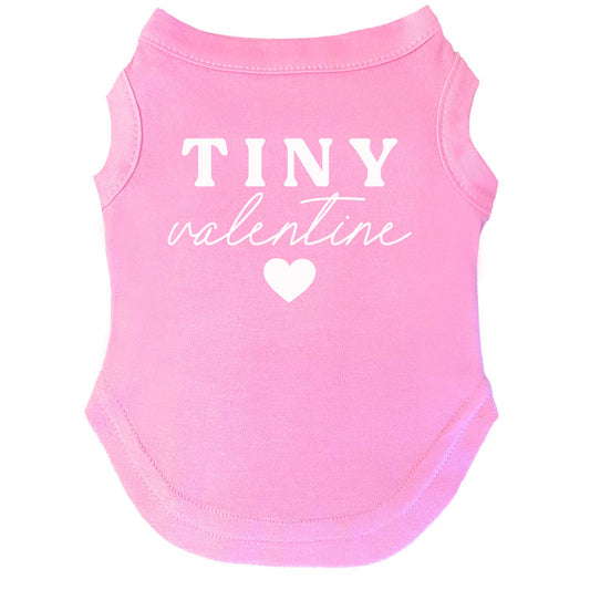 Tiny Valentine Valentine's Day Dog Tee